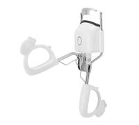 Electric Eyelash Curler, Type C Rechargeable, 2 in 1 Eyelash Curling Iron Two Speed Temperature Control Heating for Women (white)