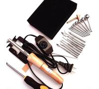 Electric Fabric Flower Maker Kit - 7 Heads, Adjustable Temperature Clover Soldering Iron For Diy Artificial Flowers, Easy Crafting For Home Decor