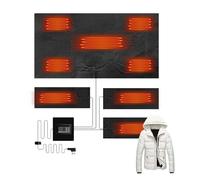 Electric Fabric Heater,USB Heated Fabric Heater | USB Electric Heating Element Film Heating Pads for Outdoor Winter Camping Night