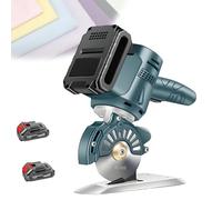 Electric Fabric Scissors, Cordless Power Cutter for Clothes and Linens, Fast Cutting Tool with Safety Lock, Charger Included, 21V Auto-Sharpening Design