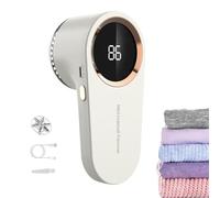 Electric Fabric Shaver,Lint Remover,Rechargeable Lint Shaver,Portabl LED Digital Display Sweater Defuzzer for Clothes, Sofa, Bedding - Removes Lints, Hairball, Fuzz