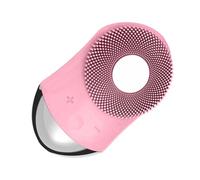 Electric Face Brush - ABS Silicone 11.6x7.1x3.1cm | Face Cleanser Brush, Silicone Ultrasonic Vibration Heated Facial Cleaning Device For Gentle Deep Cleansing | For Women Home Travel Outdoor Gym Salon
