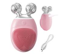Electric Face Brush, Vibrating Facial Cleanser Massager, 80g 5 Speed Adjustable Waterproof Skin Scrubber Deep Pore Cleansing Tool Facial Care Device for Men Women