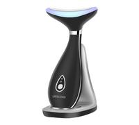 Electric Face Massager Anti Wrinkles, Skin Tightening Beauty Massager for Facial & Neck, Facial Toning Device Massager for Rejuvenates Skin Lifting, USB Rechargeable, Portable (Black)