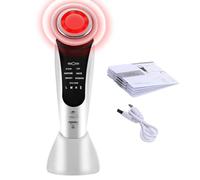 Electric Face Massager LED Color Light Vibration