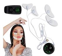 Electric Facial Massager - Facial Muscle Stimulator, Low Noise EMS, V Face Slimming Exerciser Device | Facials Massage Tool, For Face Lifting Toning Skincare Routine Beauty Care Home Use Patch Pads