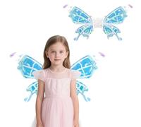 Electric Fairy Wings for Kids, Light Up Butterfly Wings with LED Lights and Music, Cosplay Costumes Wing for Girls, Fairy Wing Adult for Halloween Fairies Costume Princess Cosplay Fancy Dress Up