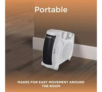 Electric Fan Heater 2000 W Portable QUIET Floor or Upright Hot & Cold Air [EEK: A+++]