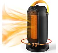 Electric Fan Heater, Portable Space Heaters for Home Low Energy, 1500W Fast Heating, 3 Heat Settings Personal Ceramic Heater with Overheat Protection Silent Operation for Home Office