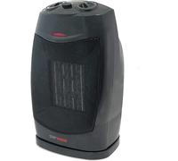 STAYWARM 1500w Oscillating PTC Ceramic Fan Heater, 1500w, 2 heat settings - Black - F2202BK