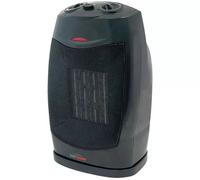 Staywarm 1500W Oscillating Ptc Ceramic Fan Heater - Black