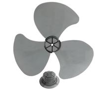 Electric Fan Set - Three Leaf Ventilator Propeller, Balanced Airflow Cooling Component, Lightweight ABS Rotor | Replacement Accessory for Household RV Apartment Bedroom Patio Pedestal Ceiling