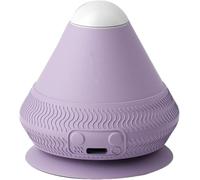 Electric Fascia Ball Massager - Wall-Mountable Portable Muscle Massage Cone with Adjustable Vibration, for Home, Office, Yoga & Gym (1,Purple)