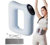 Electric Fascia Massager - 30W Ergonomic Rechargeable Massage Deep Tissue Tool with Heat | Portable Stable and Silent Full-Body Fascia Massaging Device for Dad Youth Teens Women