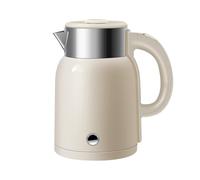 Electric Fast Boil Kettle, Fast Boil,304 Stainless Steel Rapid Boil Kettle, 2L, 1500W, Auto Shut - Off ProtectionBeige,2L