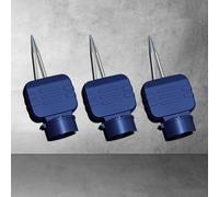 Electric Feather Plucker (3H Battery Life) + Forward/Reverse Button, Dual Use (Charging/Plug-in), Adjustable Gap of Cone Head - Easily Handles Small Feathers/Short Hairs,3*Head