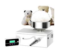 Electric Feather Stuffing Machine - LCD Display & Foot Control, Stainless Steel Hopper, Efficient for Down Filling & Dust Removal in Clothing Stores & Factories