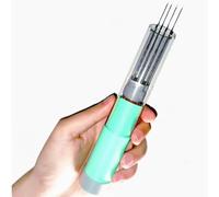 Electric Felting Needle Machine Kit, Electric Wool Felting Tool, Needle Felting Machine For Quick Felting, Wool Felt Craft Kit For Adults, Stroke 2cm, Transparent Shell, For Felted, (Green)