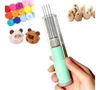 Electric Felting Needle Machine Kit, Handheld Wool Felting Tool with 1-7 Needles, Perfect for DIY Wool Painting and Felt Craft Projects