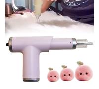 Electric Felting Needle Tool with 9000mAh Battery - Adjustable Speed Handheld Felting Machine for DIY Craft, Making Felt Animals & Wool Stitching