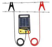 Electric Fence Connector - 3ft Solar Power Charger, Copper Wiring Harness Component, Alligator Clip Jumper Lead Link, Red Black ABS Insulated Jumper | Conductive Hardware for Farmers & Ranchers