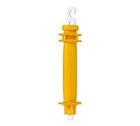 Electric Fence Gate Handle with Spring - 8.86 Inch PE and Metal Farm Gate Handle for Livestock Fencing Systems