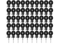 Electric Fence Ring Insulators 5/50pcs Electronic Fence Insulator Garden Offset Ring Steel Wire Safe For Strong Fencing Trellis(50PCS)