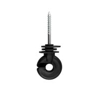 Electric Fence Ring Insulators Electric Fence Insulation Solution, Easy Install Self-Tapping Insulator For All-Weather Livestock Fencing(Indigo 5pcs)