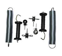 Electric Fence Spring Gate Kit X2 (Heavy Duty Coil Insulator Handle Poly Fencing)