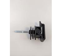 Electric Fence Tape Insulators Screw In Wooden Post Fencing Tape Wire Rope (50)