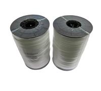 Electric Fence Tape Poly Fencing 20MM x 200M X2 (Electrified Polytape Horse Paddock White)