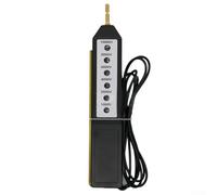 Electric Fence Tester, 10KV Range with 6 Lights, Voltage Detector for Metal Wire and Rope, No Battery Required, for IDEAL for Farm and Garden Fencing Systems