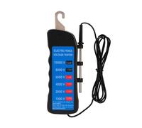 Electric Fence Voltage Tester, 10KV Farm Fence Tester with 6 Neon Indicator Lights, Portable Fault Finder for Farms
