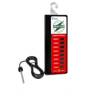 Electric Fence Voltage Tester, Red Suction Plastic Shell Packaging, 1000V-8000V Farming Equipment Testing Tool