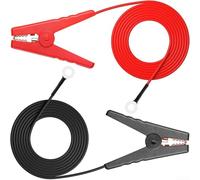 Electric Fence Wire with For Alligator Clips Designed for Solar Fence Chargers Offering Secure Outdoor Connections in Farming and Garden Applications (2PCS)