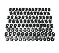 Electric Fencing Standard Ring Insulators for Wooden Posts x100