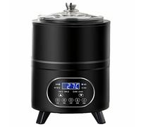 Electric Fermentation Pot with Digital Display and Microcomputer Timing, 400W Power, Stainless Steel Liner for Yogurt/Miso/Natto Making