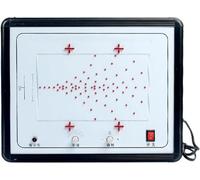 Electric Field Charged Particle Motion Simulation Demonstrator, Adjustable Acceleration Deflection Track Display Device, Electromagnetic Physics Principle