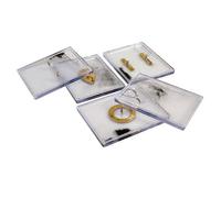 Electric Field Lines Demonstrator Set of 5 Glass Panels for Visualizing Electrostatic Force Direction in Physics Education Electrostatic Experiment Model