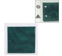 Electric Field Viewer Pattern Display Membrane, Static Charge Detector Film for Science Education, 100x100mm Flexible Card for Quality Control and Research, Dark Green