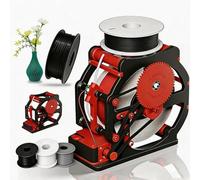 Electric Filament Respooler, 3D Printer Filament Spool Winder Machine with Auto Start Stop Sensor, Neatly Rewinds PLA PETG ABS TPU Filament Without Tangling, 3D Printer Accessories