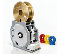 Electric Filament Respooler, 3D Printer Filament Spool Winder Machine with Auto Start Stop Sensor, Neatly Rewinds PLA PETG ABS TPU Filament Without Tangling, 3D Printer Accessories