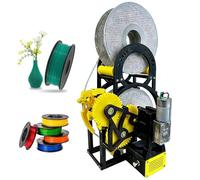Electric Filament Respooler with Detachable Modular Design, Prevents Tangling, Ideal for 3D Printing, Welding, and Textile Art