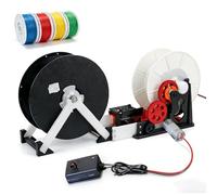 Electric Filament Respooler with Manual Option, Uniform Winding for 3D Printing Enthusiasts