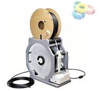 Electric Filament Respooler with Smart Auto Stop & Start, 3D Printer Spool Rewinder for 1kg Spools, Neatly Wraps Without Tangling