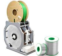 Electric Filament Rewinder, Adjustable Tension and Speed, Fast-Stop Filament Respooler for 3D Printing and Welding Applications