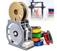 Electric Filament Spool Winder for 1KG 3D Printer Spools, Smart Start/Stop Rewinder with Neat Winding, No Tangling