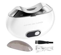 Electric Fingernail Cutter - Automatic Electric Nail Clipper | Rechargeable Clipper LCD Digital Display | Nail Scraps Storage Clipper With Light & 3 Speeds For Children, Kids, Adult