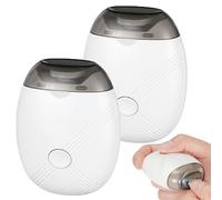 Electric Fingernail Grinder, Automatic Finger Nail Grinder, Nail Grinder Human with LED Light & 3 Speed Settings, USB Rechargeable, Ultra-Quiet Design, Smart Nail Grinder, for Senior Adults (2PCS)