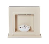 Electric Fireplace Heater SAHARA Beige